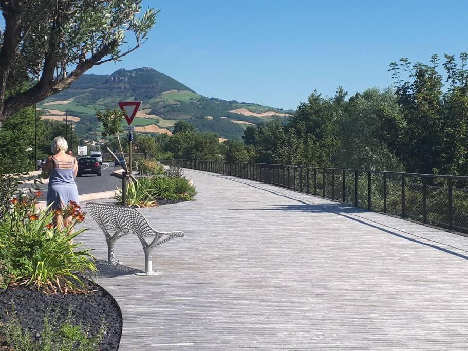 Les Bambous - Rez De Jardin Millau Centre - Parking Privatif, Wifi Lägenhet Exteriör bild